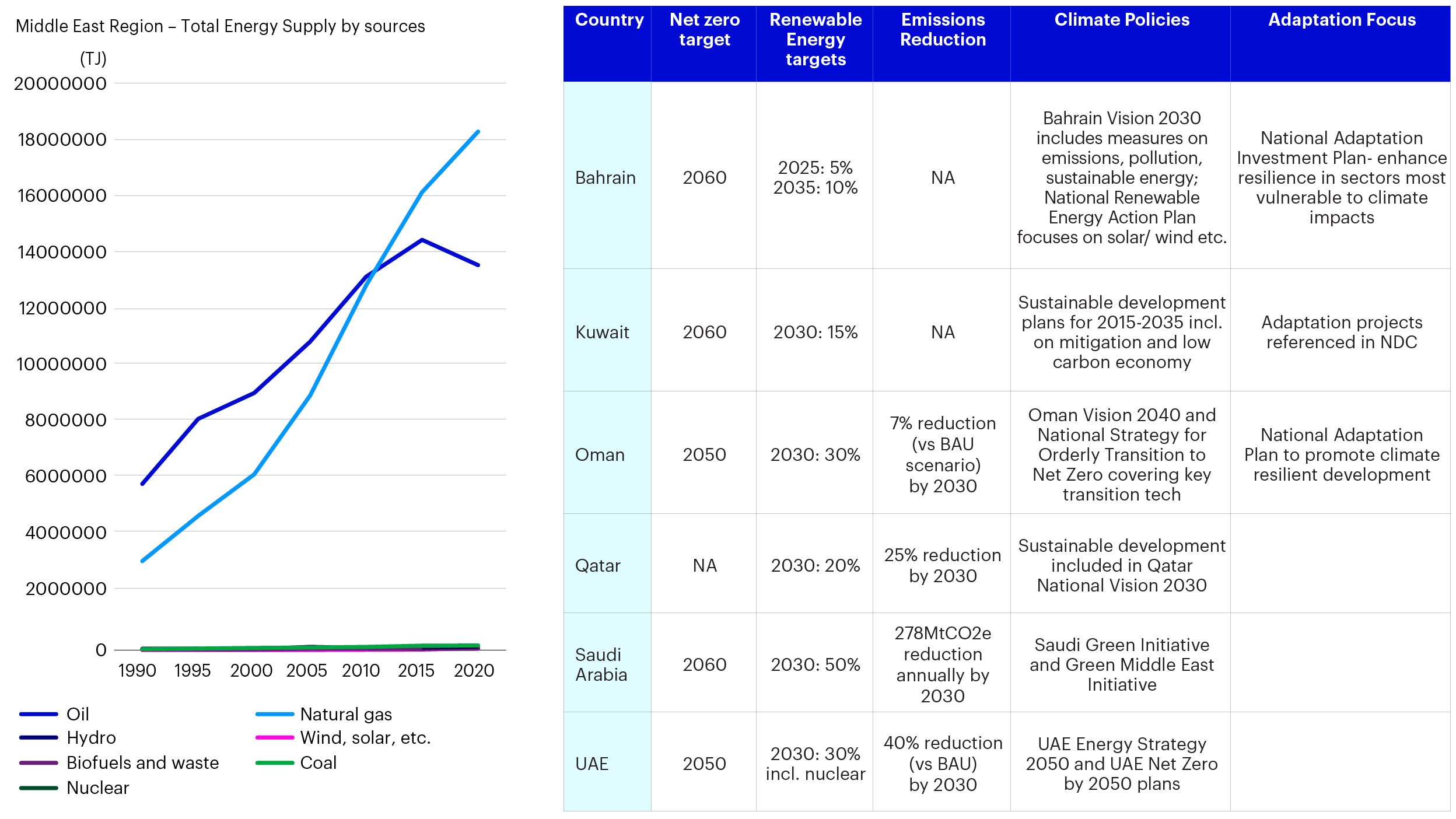 Figure 1 – Key developments in GCC Countries