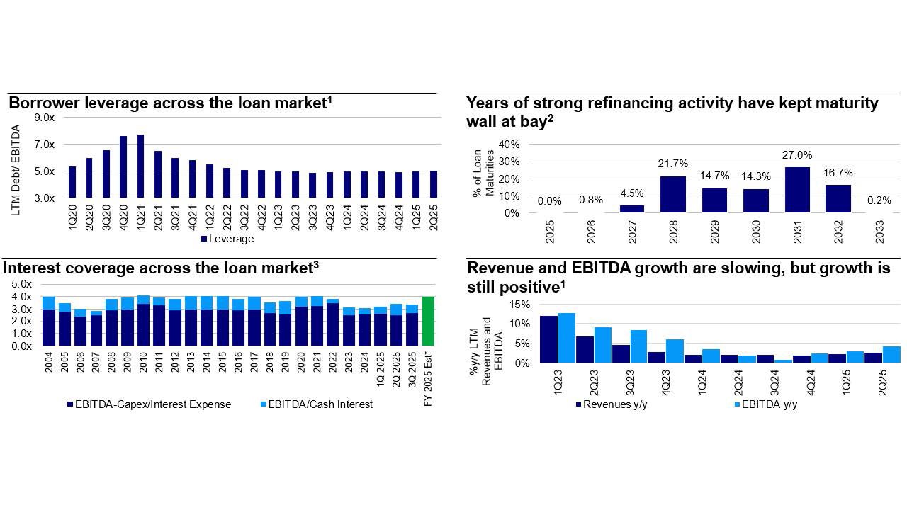 US fundamentals remain resilient, but higher interest rates have dampened interest coverage ratios