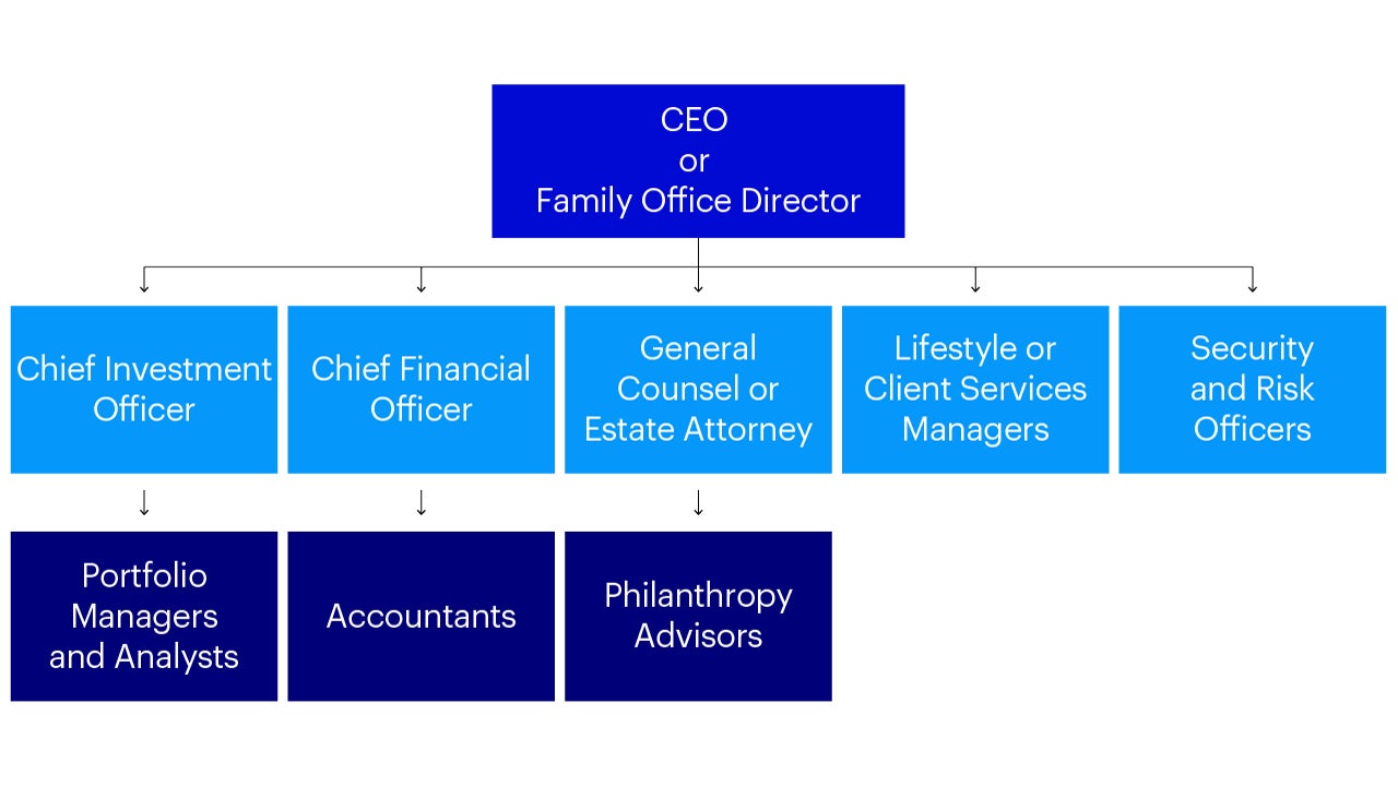 Figure 1 – Example of family office organizational structure