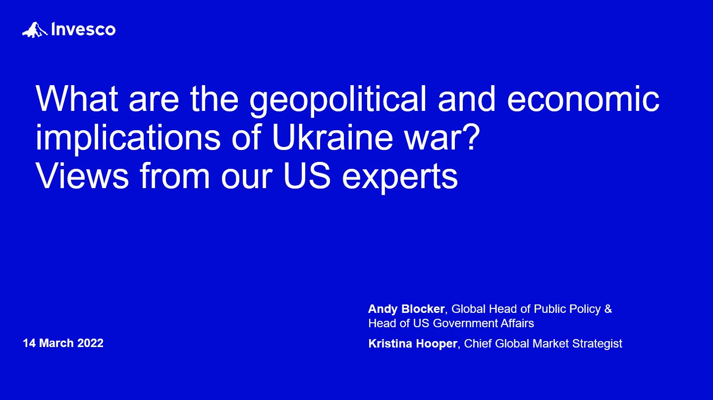 View from the US: Impact of Ukraine war by Invesco