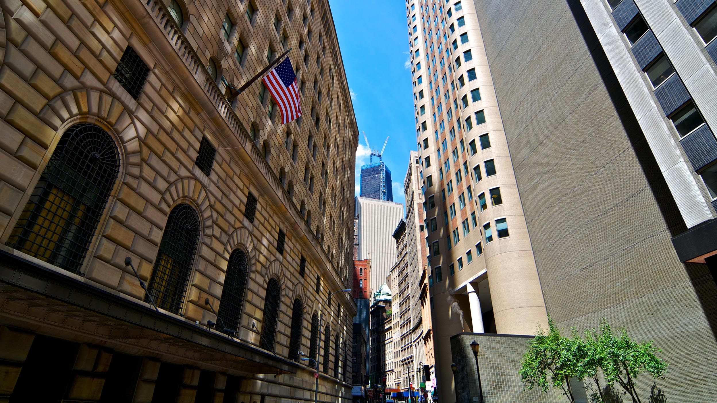 Multiple tall buildings