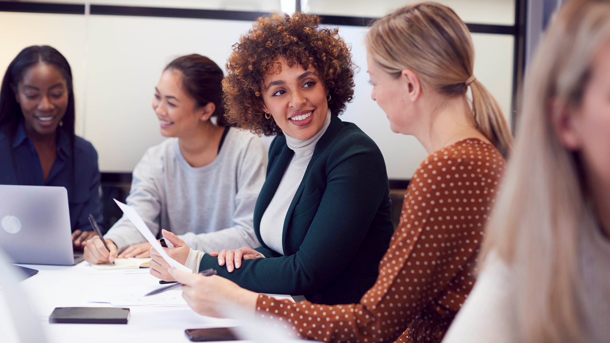 business resource groups discussing