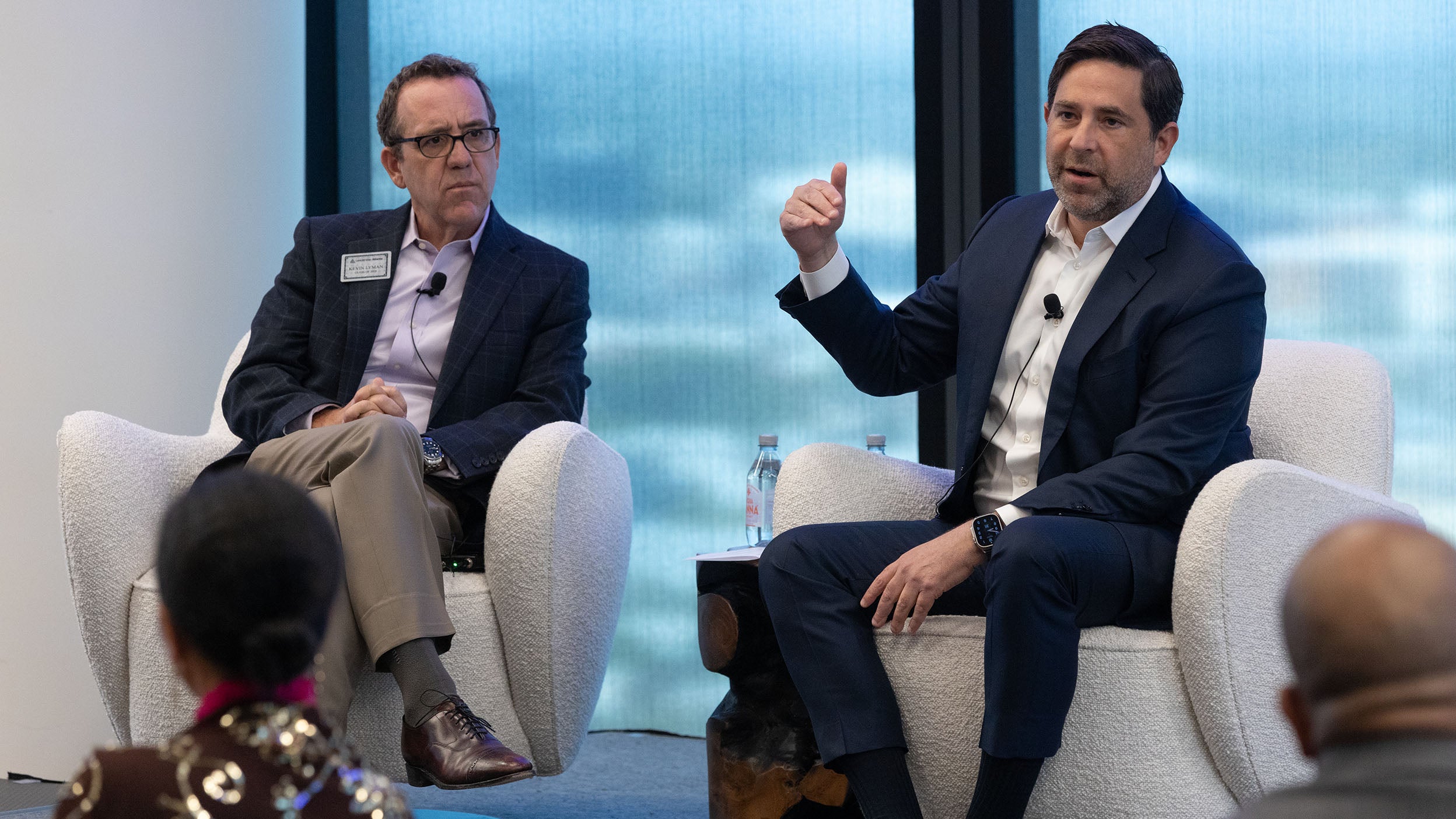 Andrew talking in a roundtable