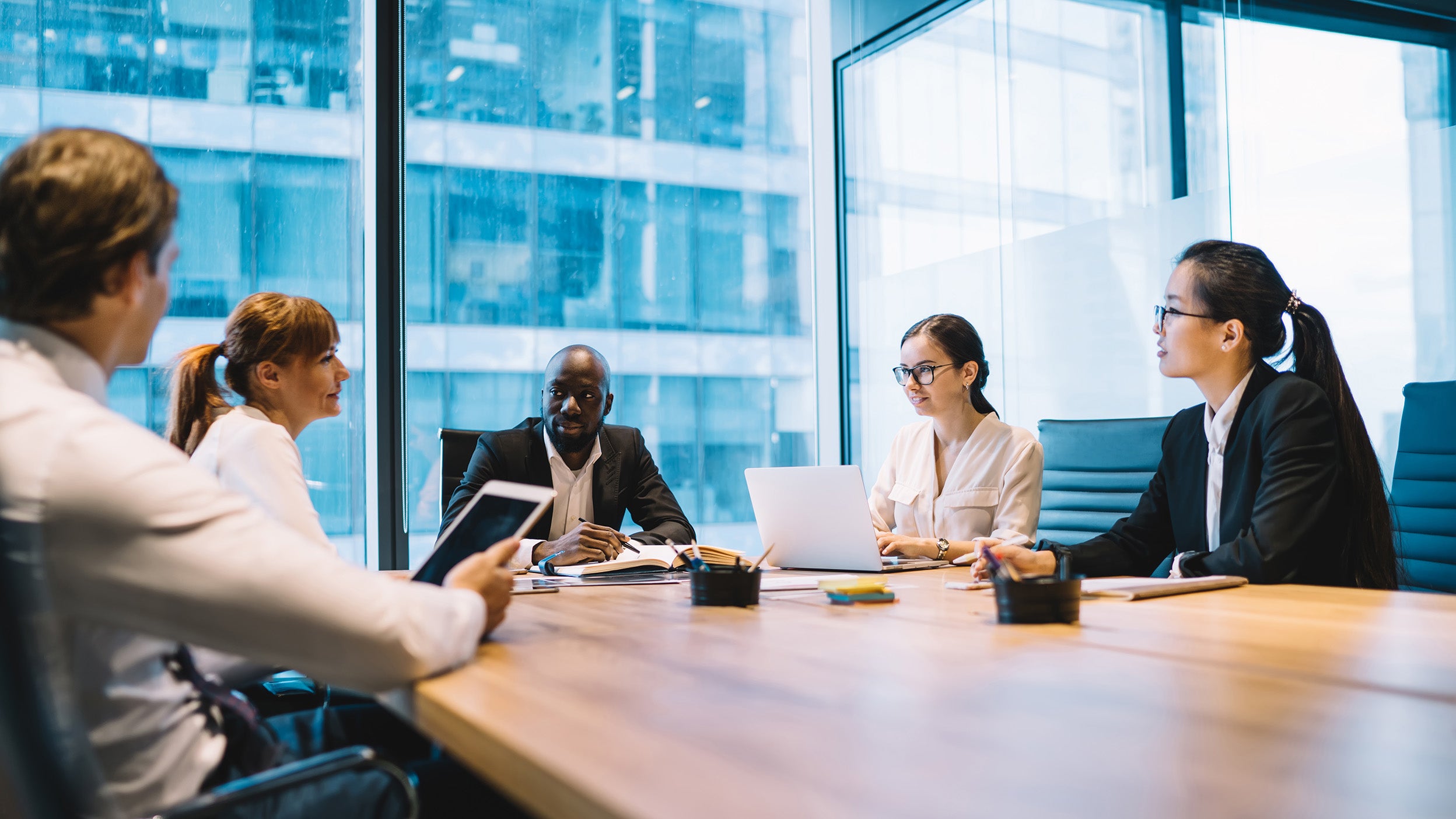 Colleagues in a meeting