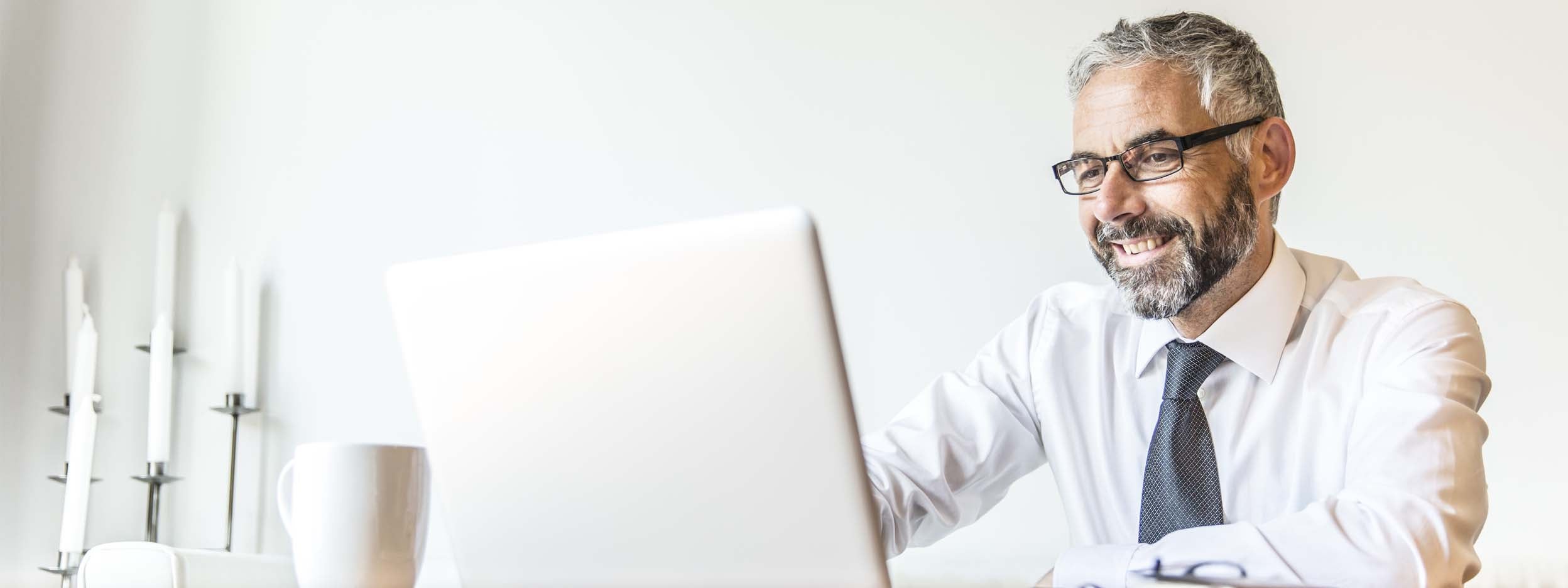 Man working on system
