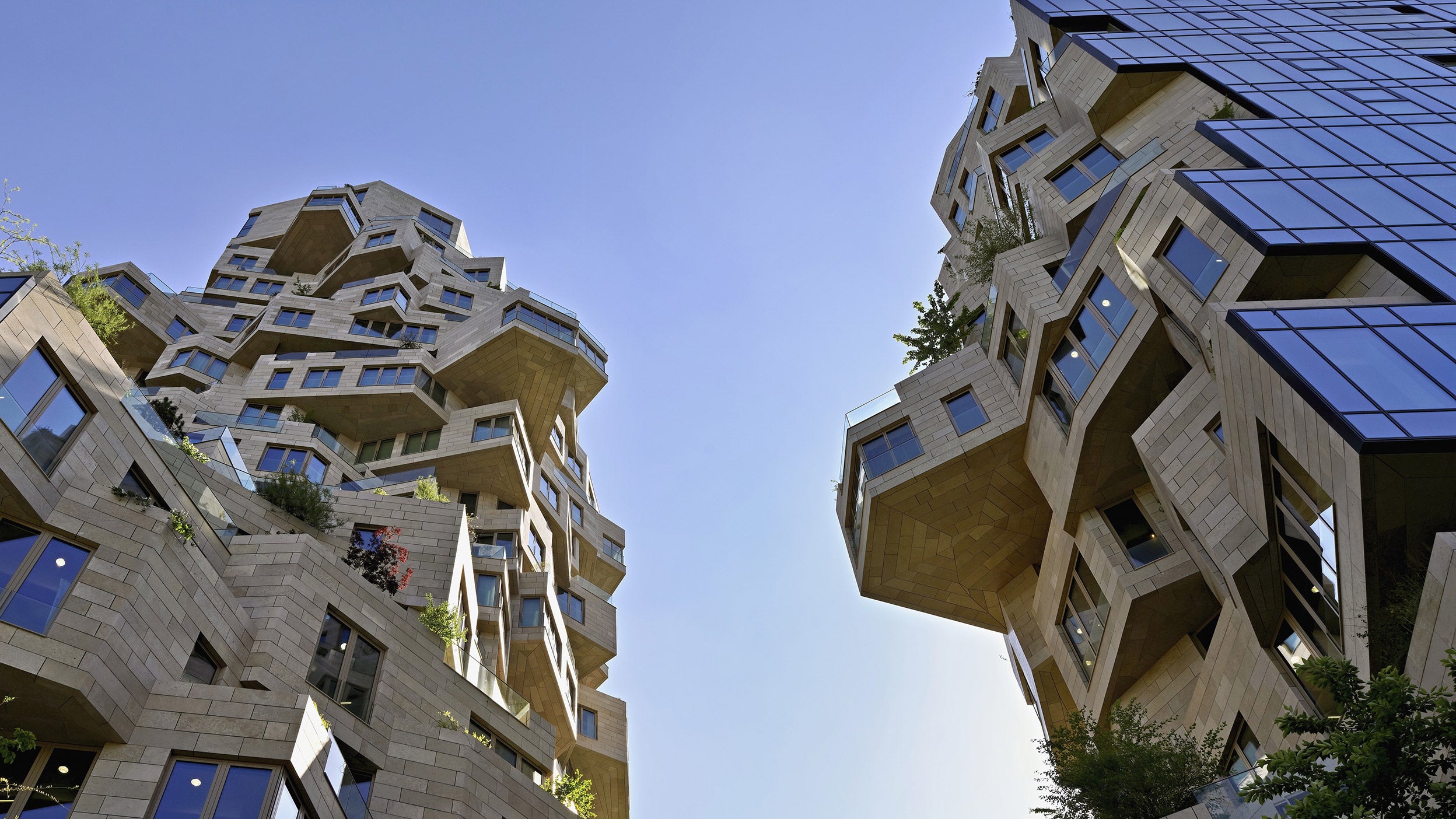 Valley building in Amsterdam, Netherlands.