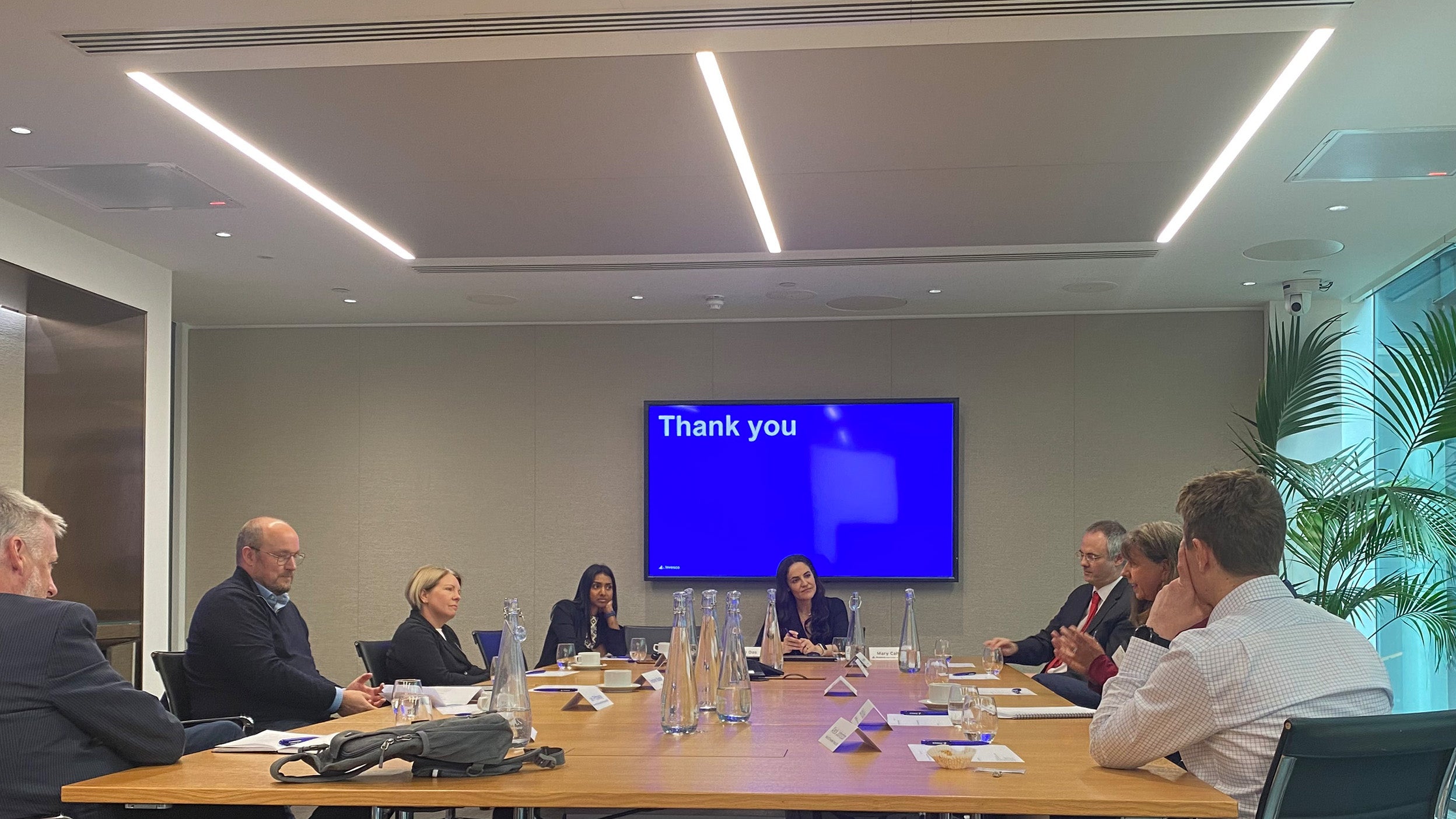 Pensions roundable event in London, UK.