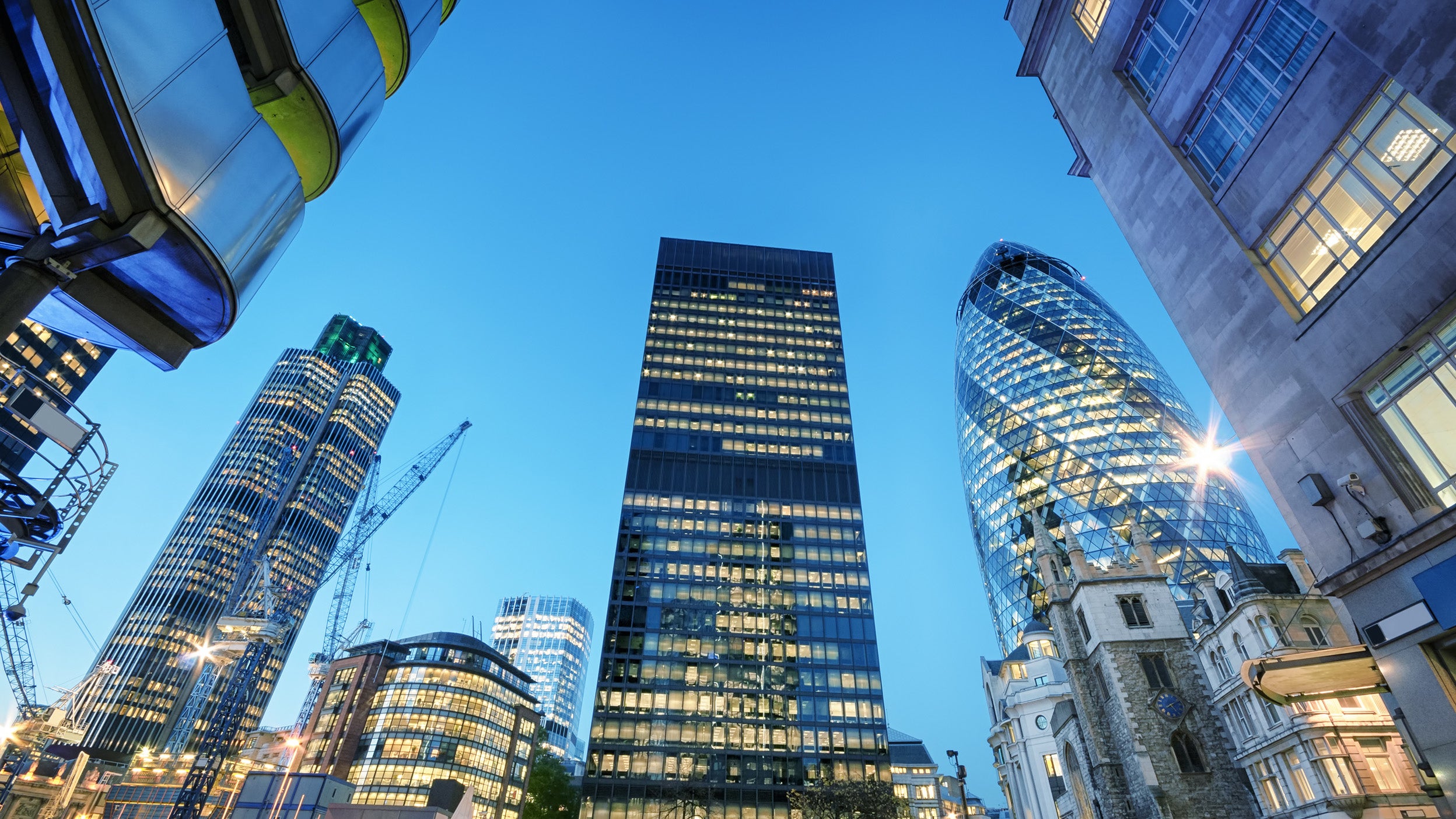 Downtown office buildings