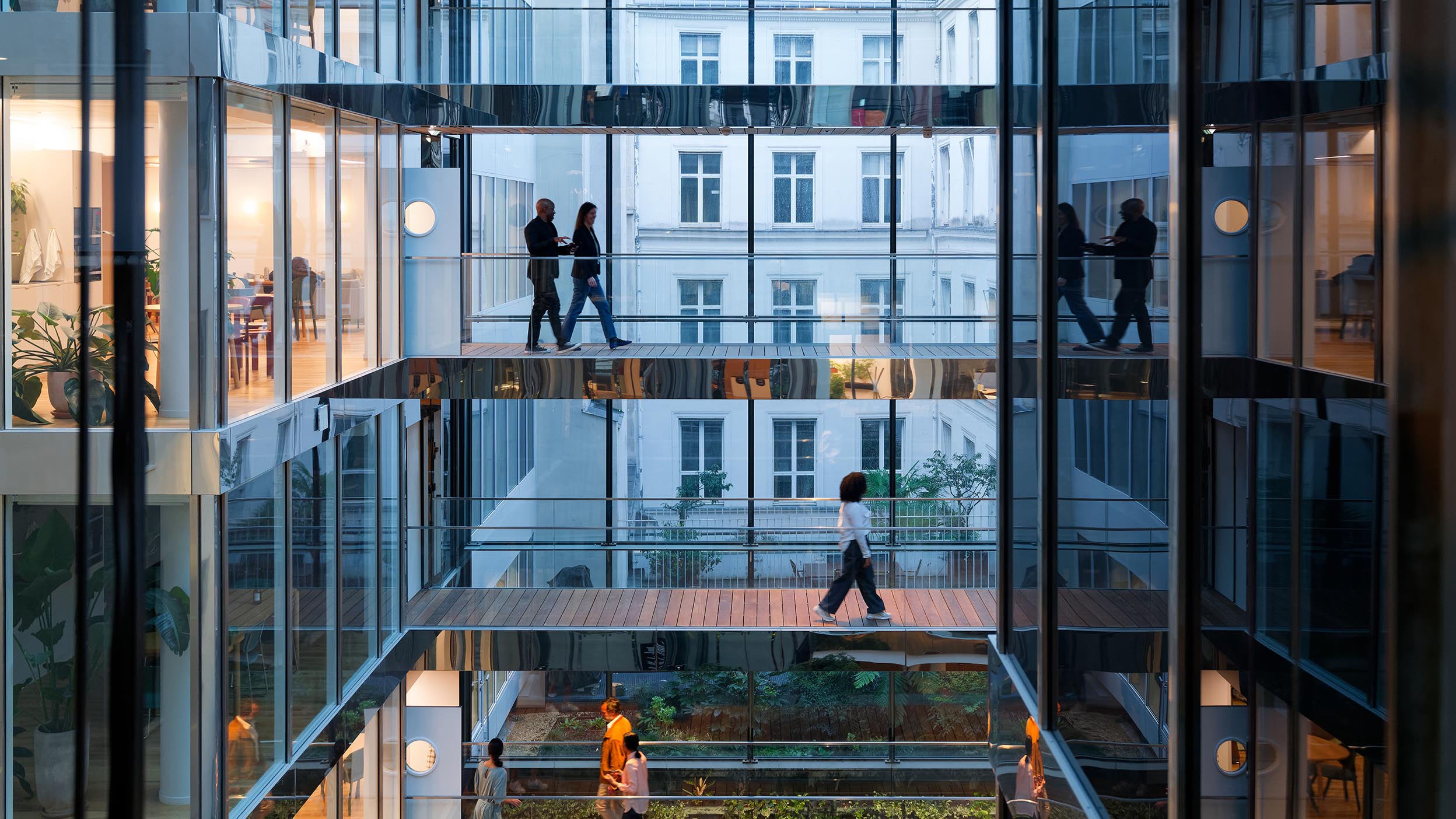 Modern building in Paris