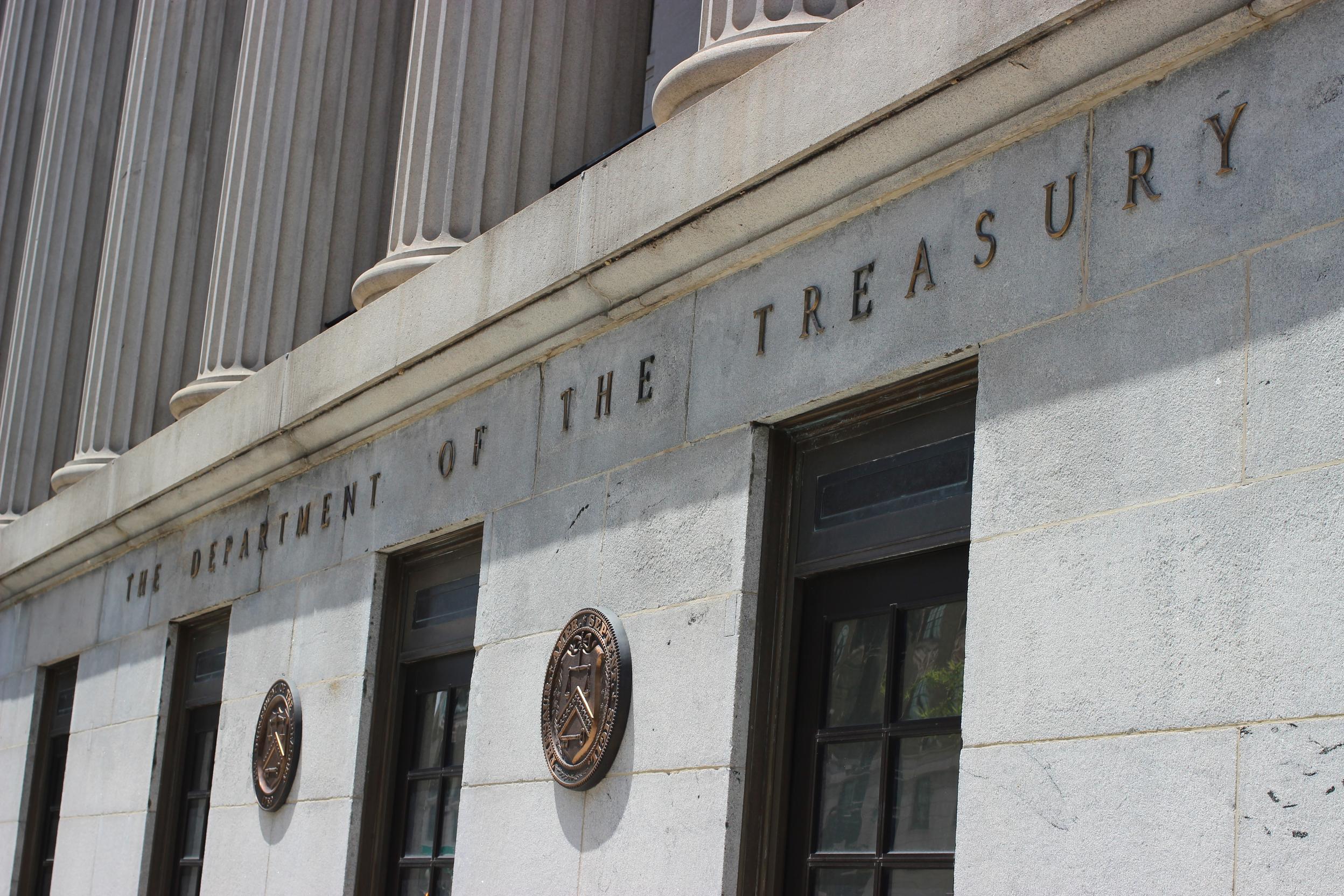 Department of treasury building