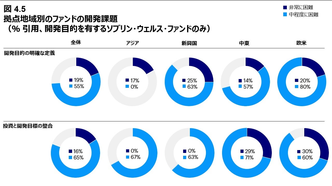 図 4.5 拠点地域別のファンドの開発課題