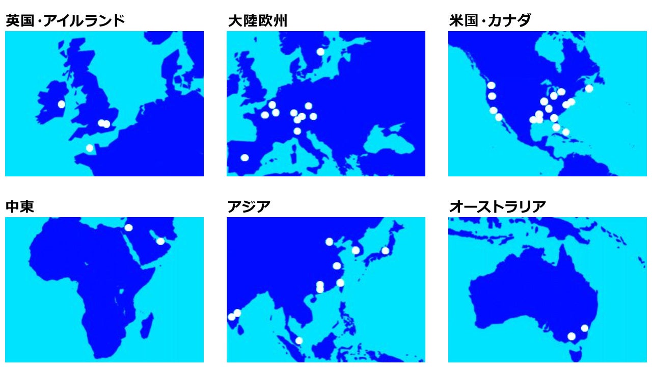 global locations