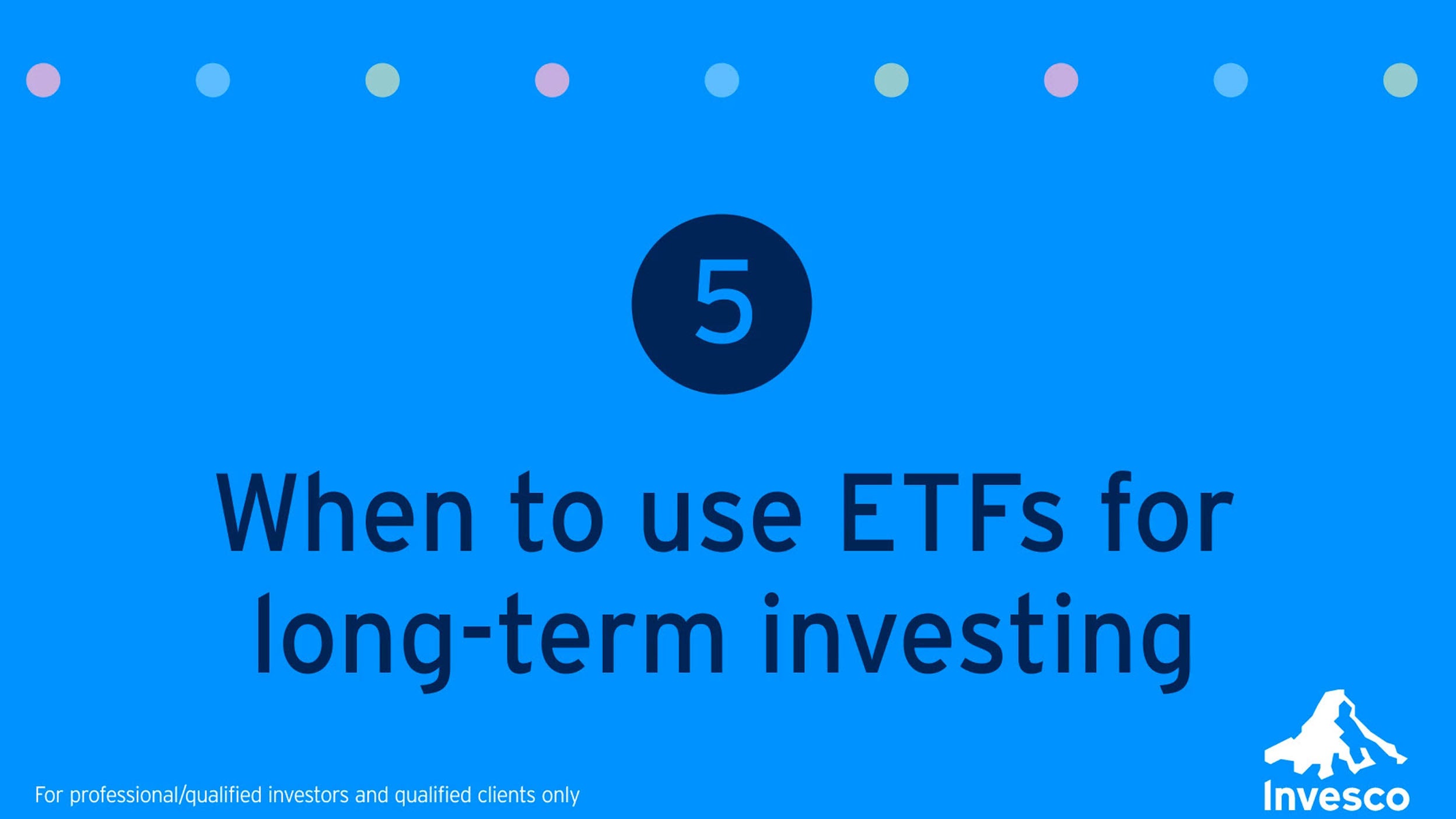 When to use ETFs for long-term investing