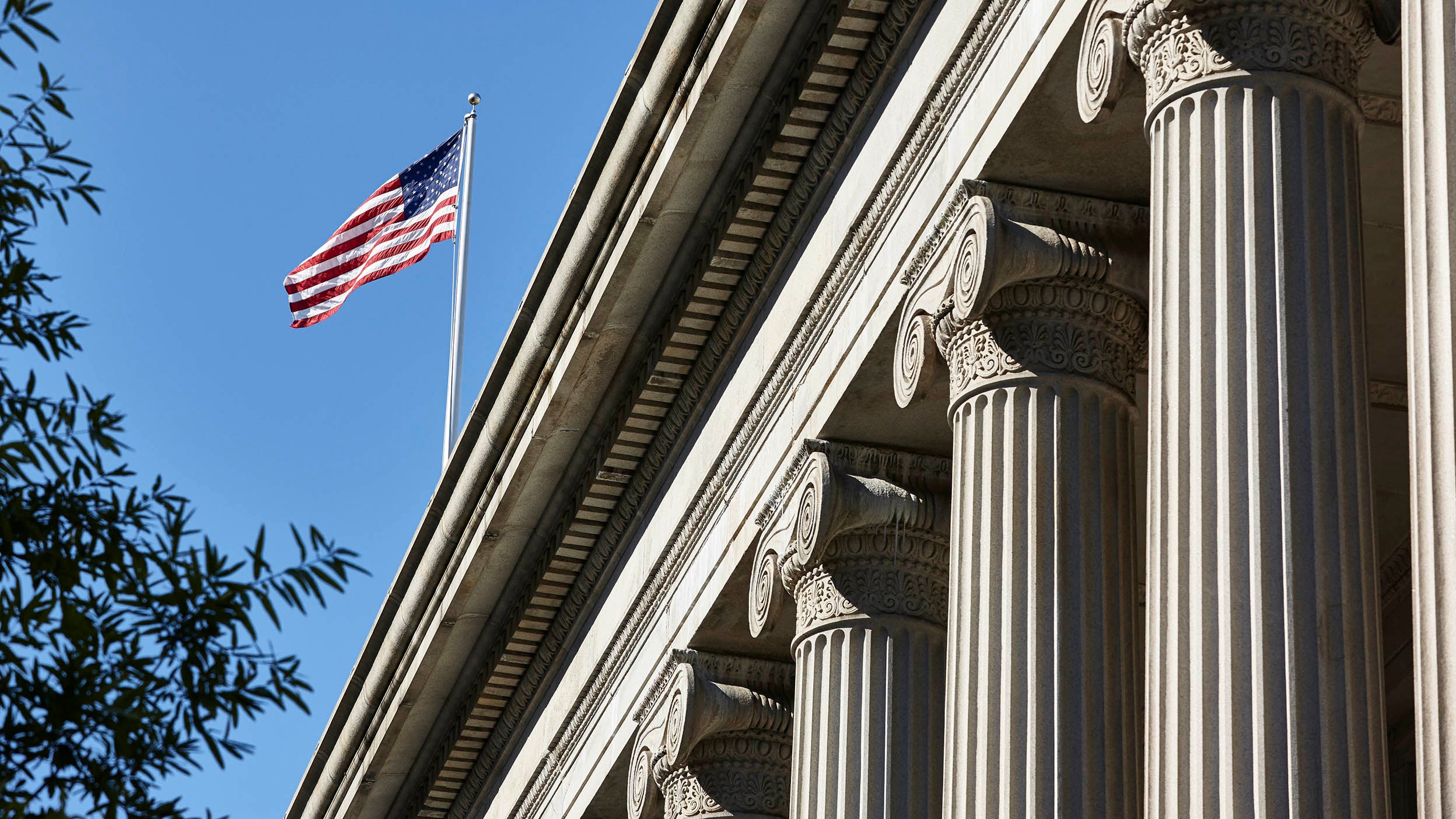 The U.S. Treasury Department Building