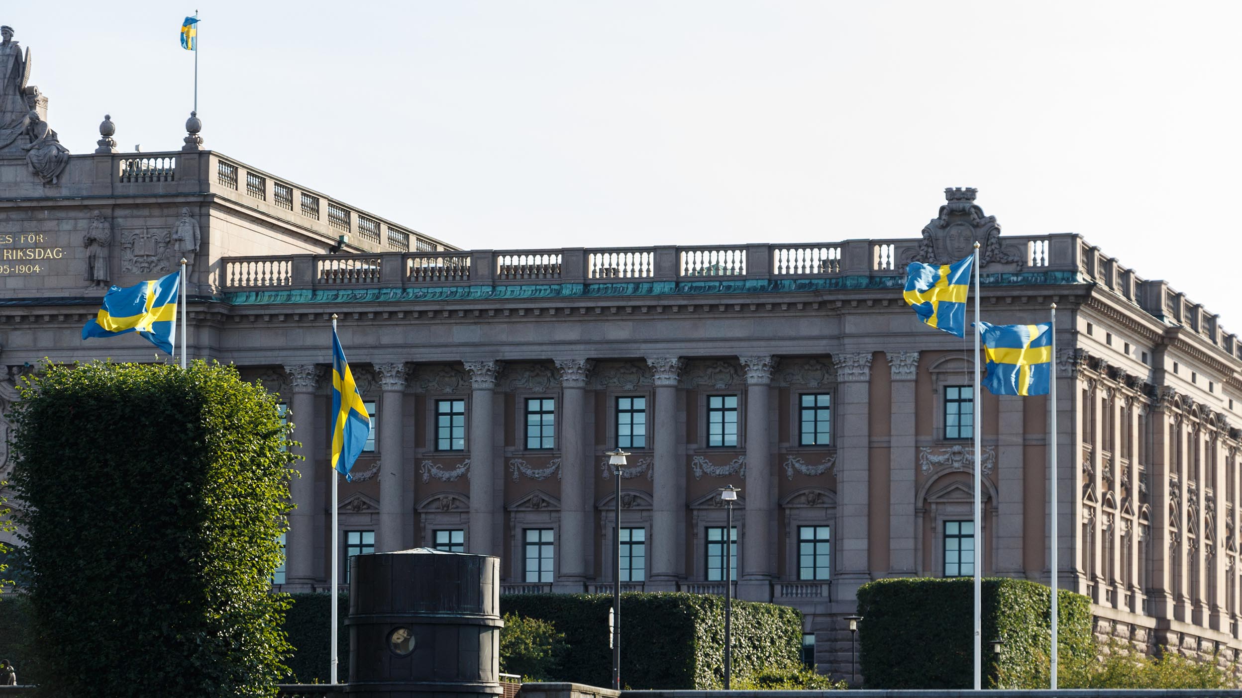 Sveriges Riksdag - Maison du Parlement à Stockholm, Gamla Stan, Suède