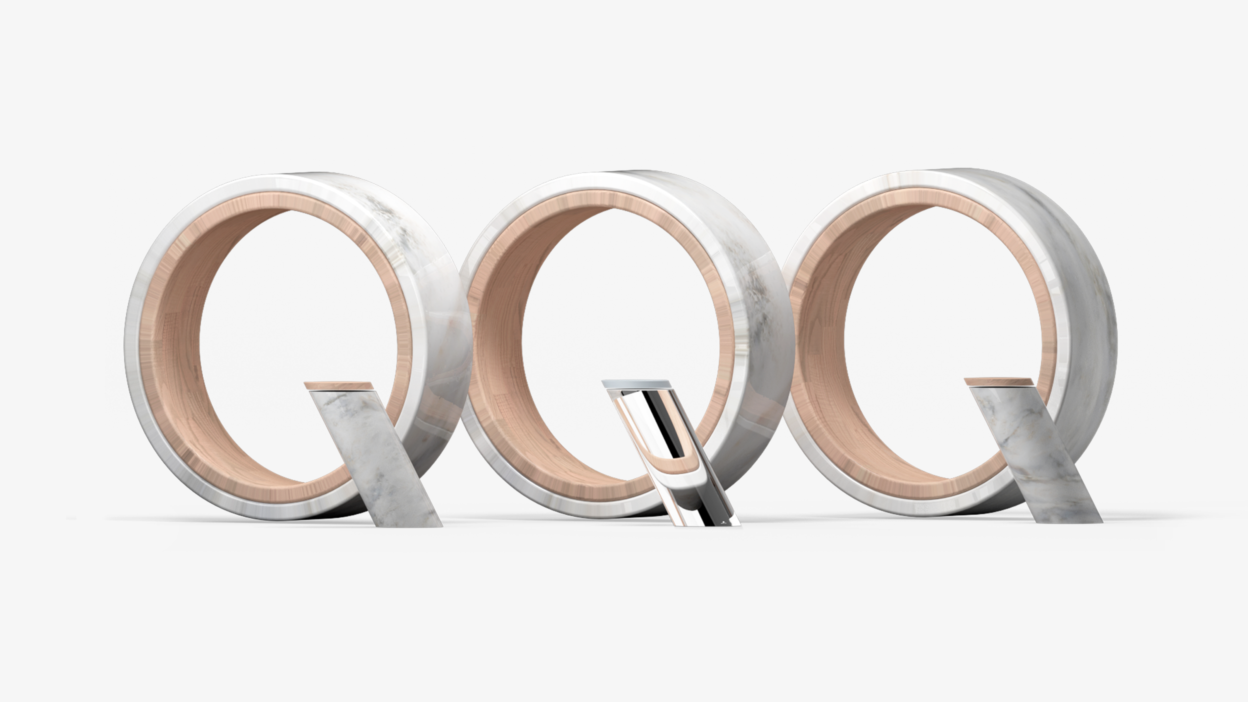 QQQ Logo in an innovative CGI style