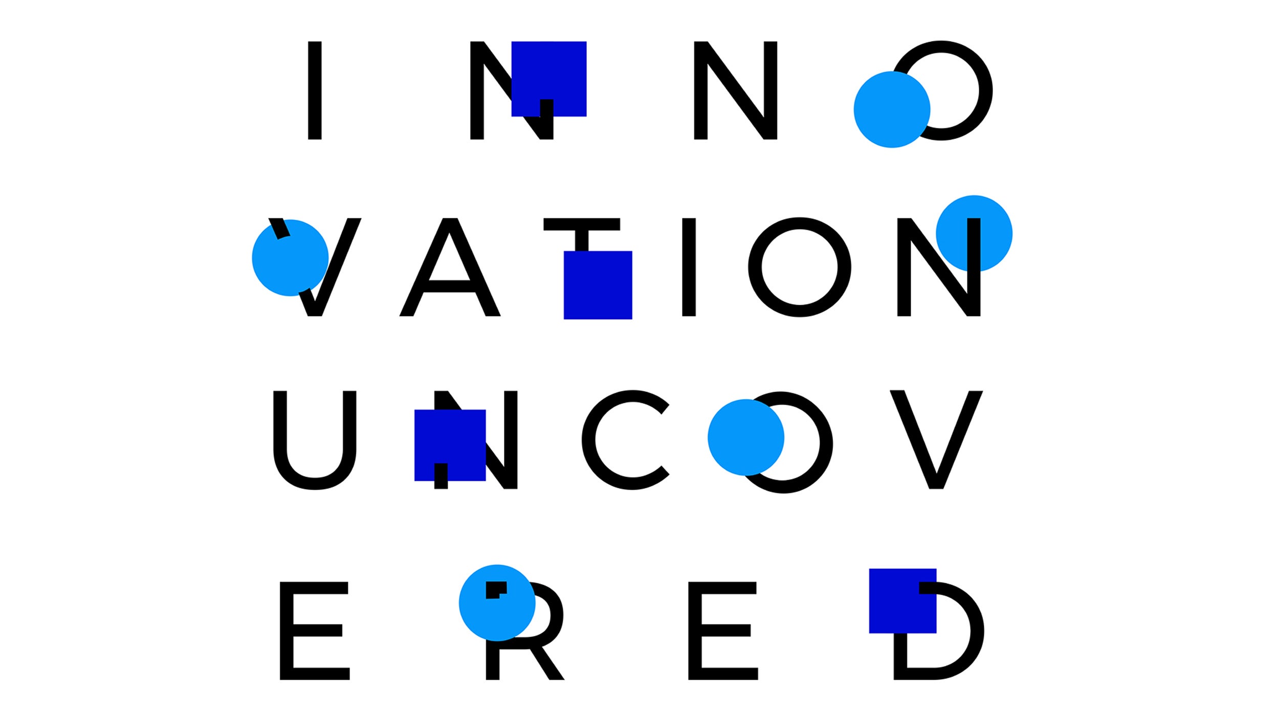The logo for Invesco QQQ's Innovation Uncovered Podcast Series with T Brand at New York Times
