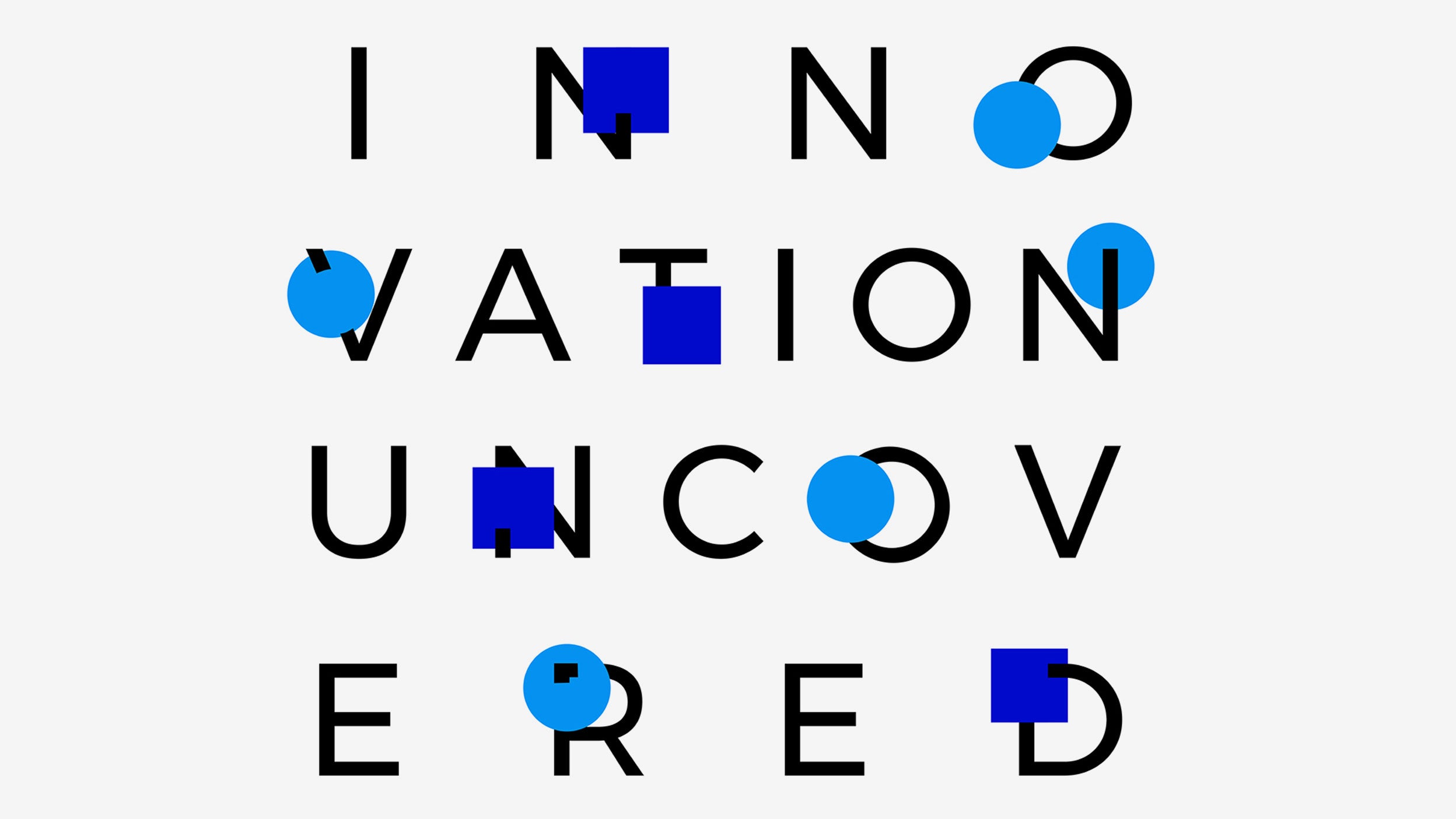 The logo for Invesco QQQ's Innovation Uncovered Podcast Series with T Brand at New York Times