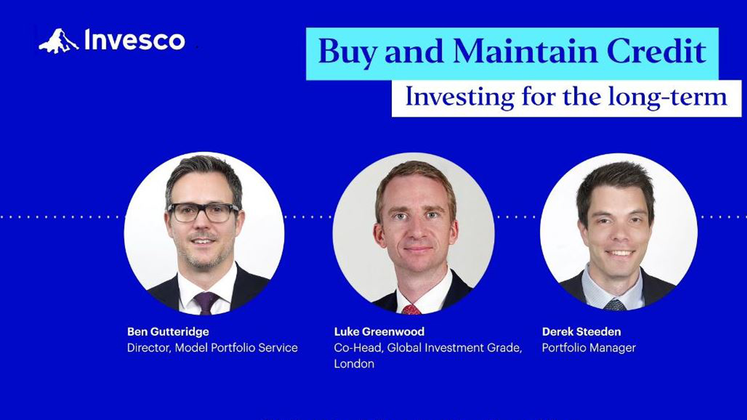Buy and Maintain Credit - Investing for the long - term
