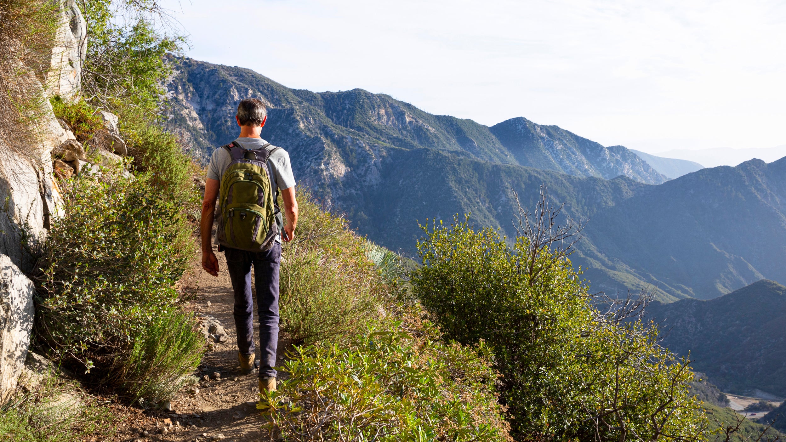 Man Hiking