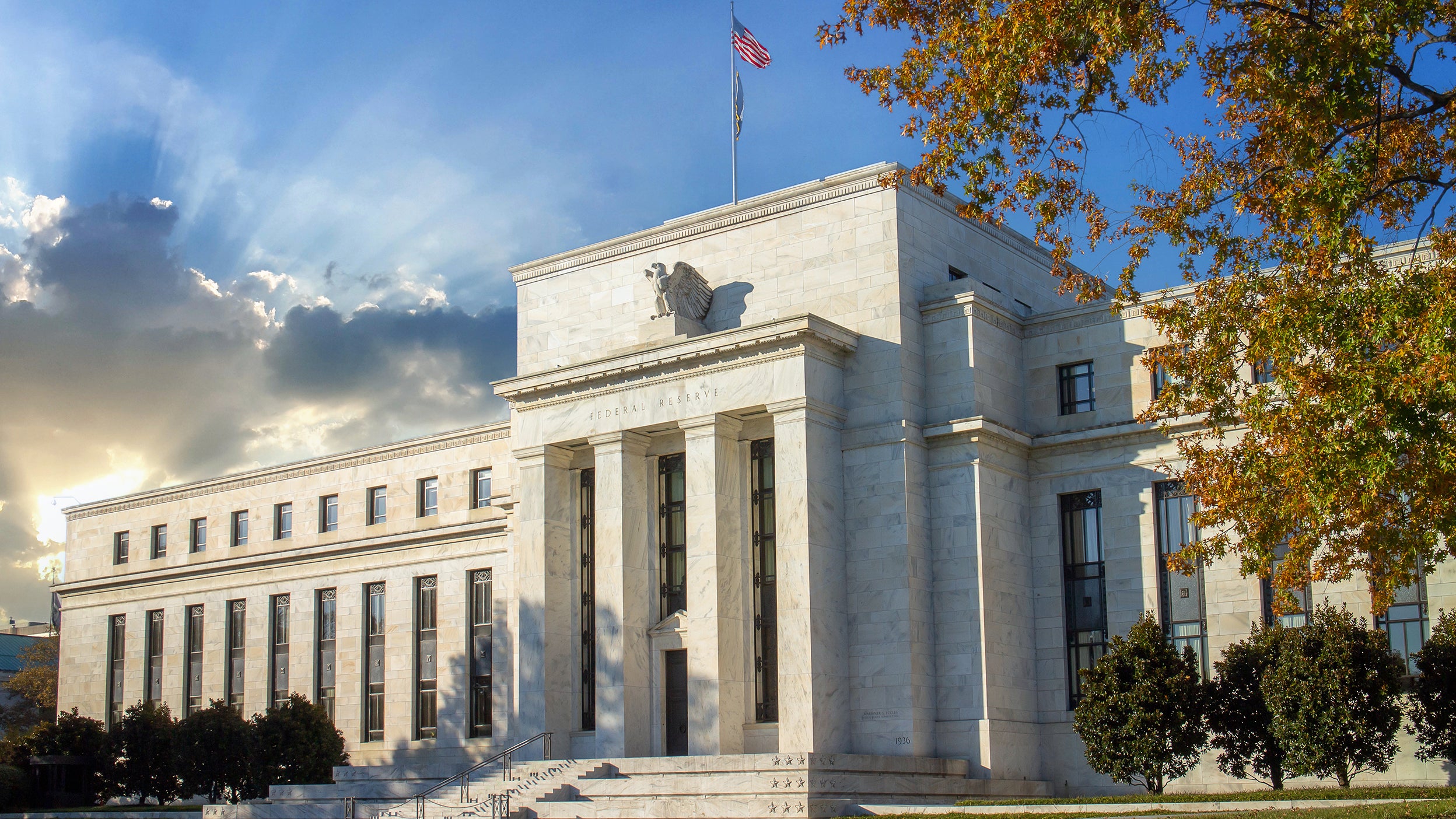 The outside of the US Federal Reserve building