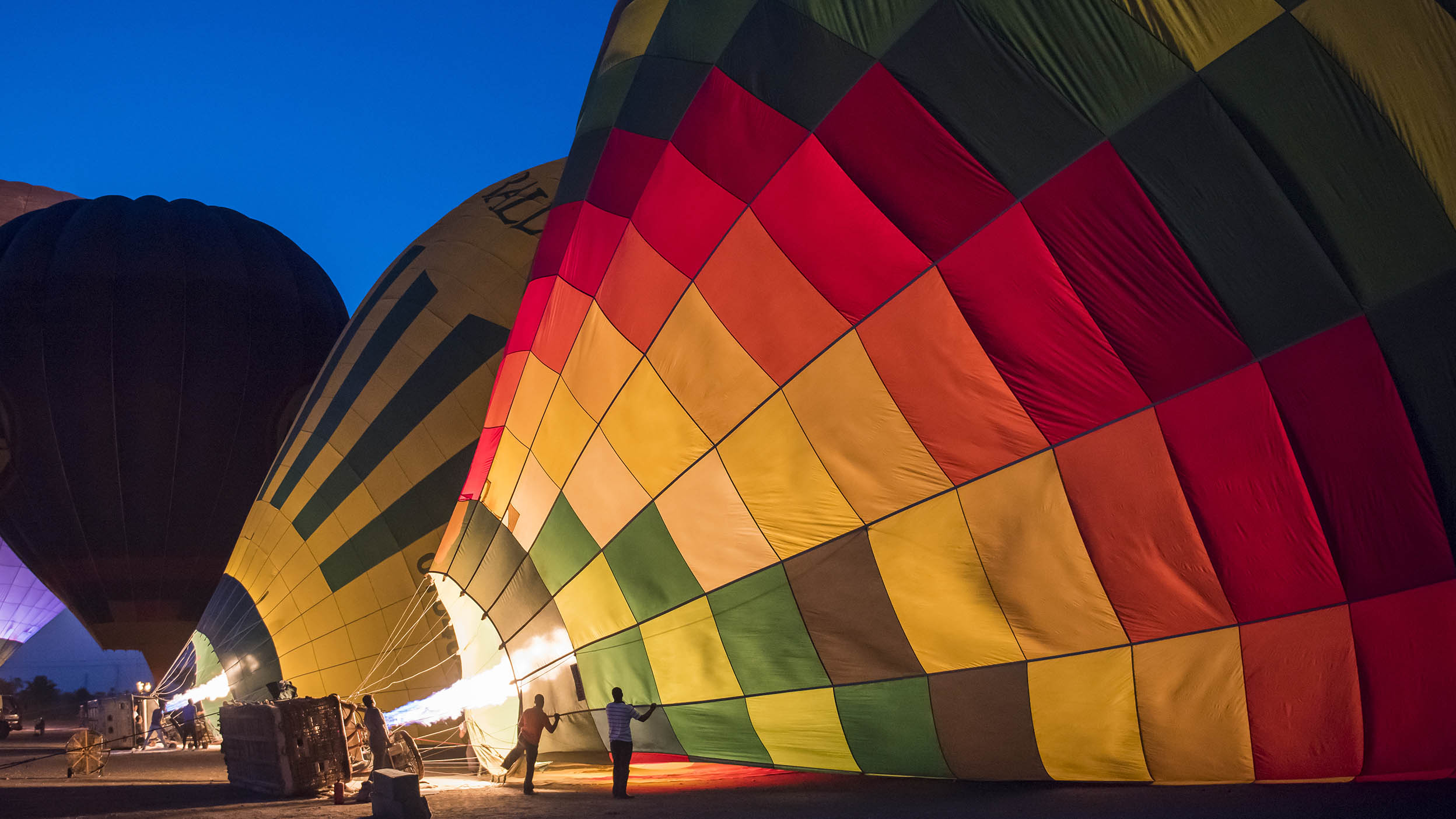 Hot air balloons