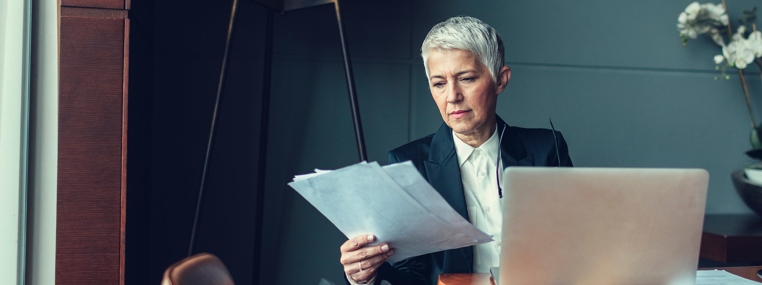 women checking the paperwork