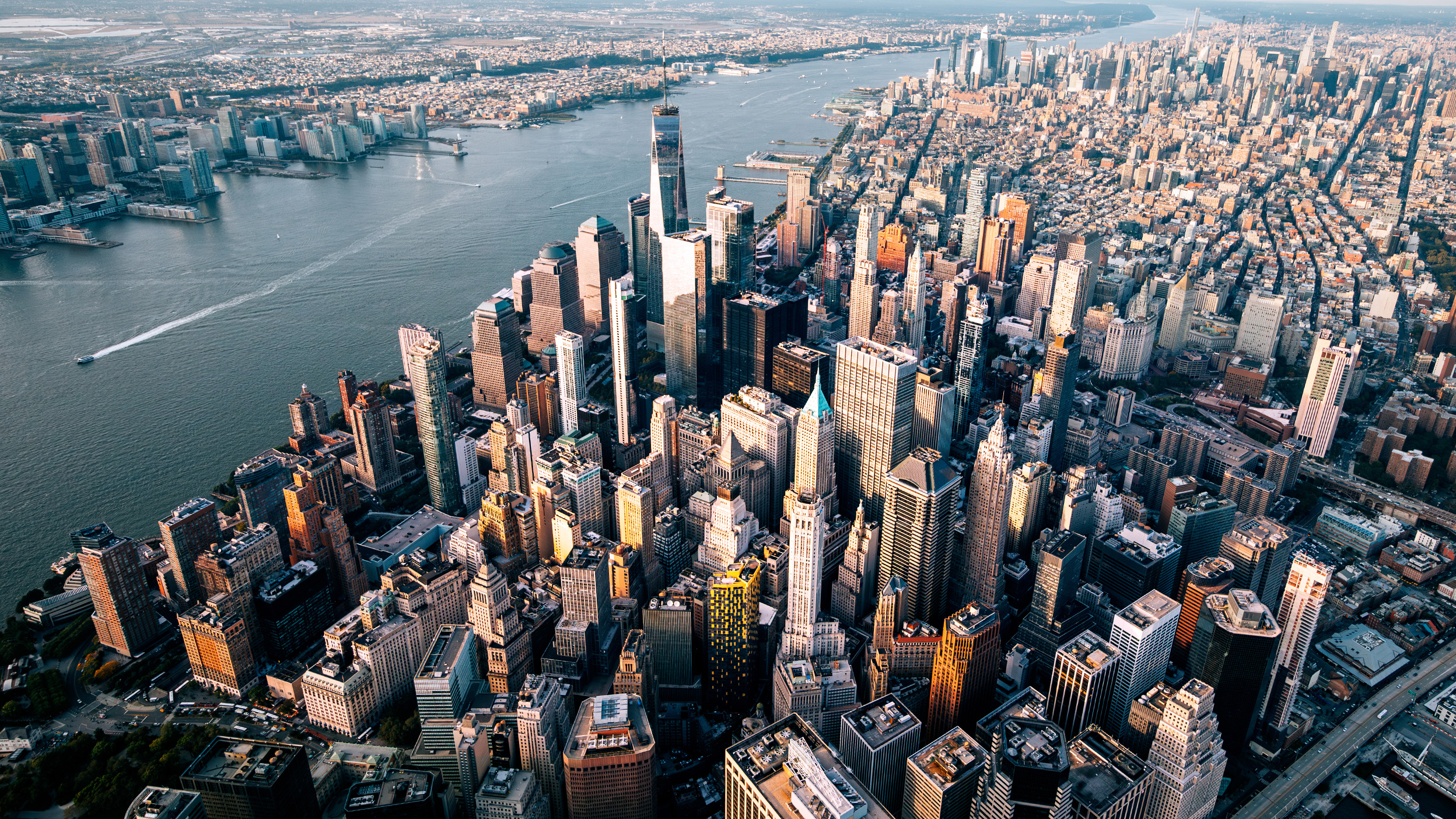 New York City aerial view