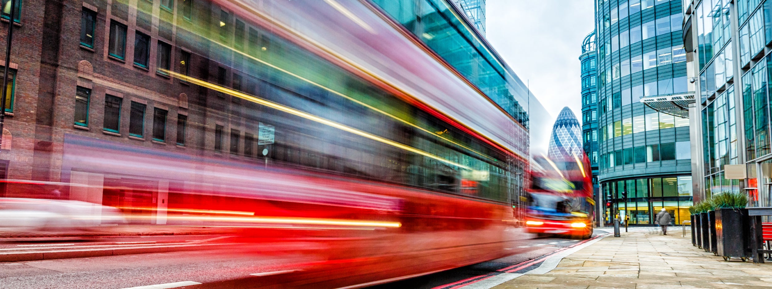 Bus on a road