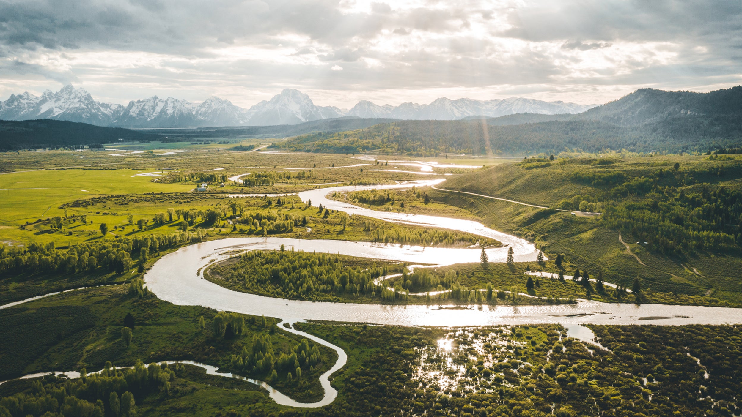 River in valley