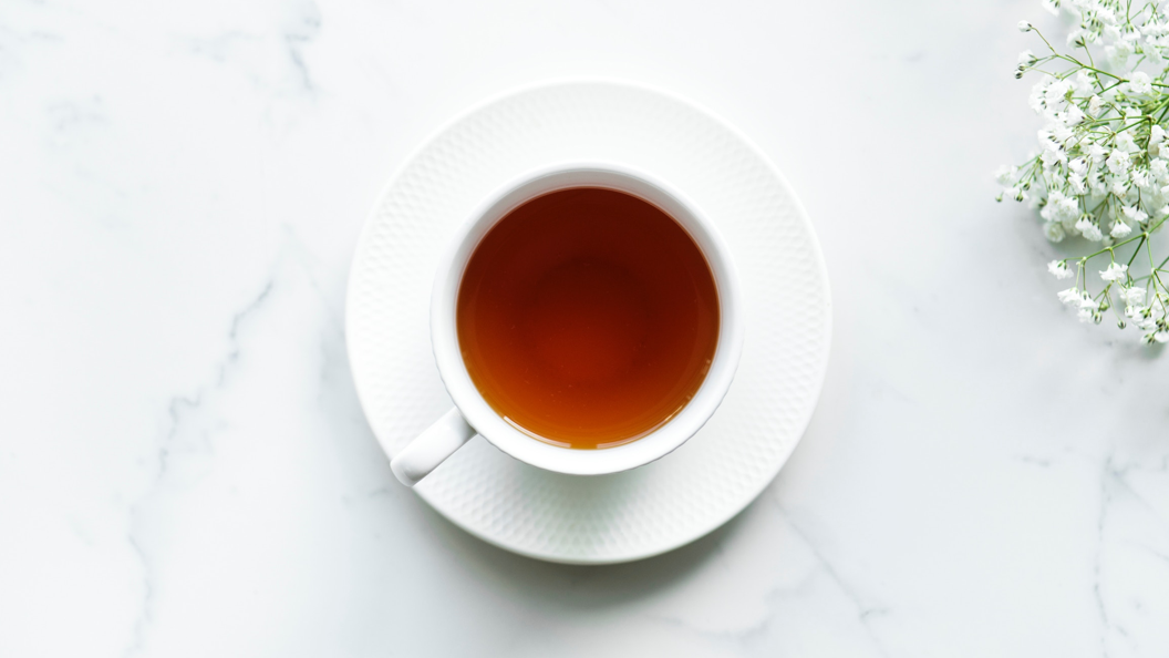 Cup with beverage